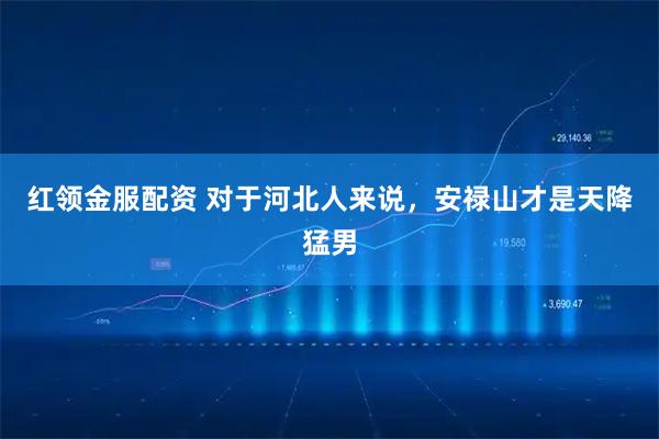 红领金服配资 对于河北人来说，安禄山才是天降猛男